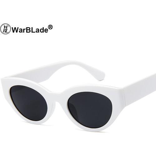 WarBLade Vintage Oval Sunglasses Women Men Classic Eyewear Accessories UV400 Sun Glasses For Women Shades White Oculos 2018 HOT
