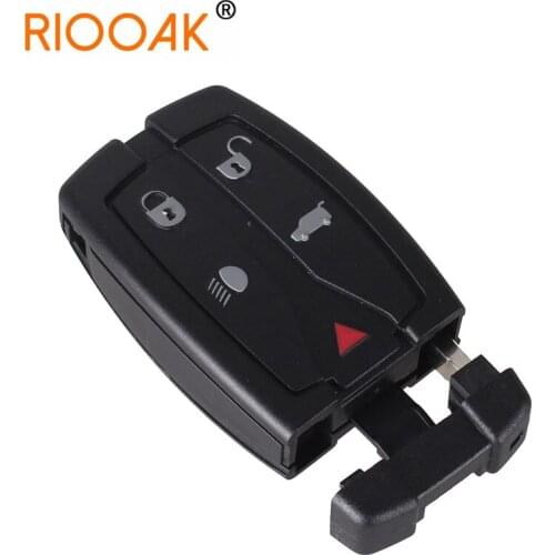Replacement 5 Buttons Remote Key Blade Fob Shell Case Fit For Land Rover Freelander 2 3