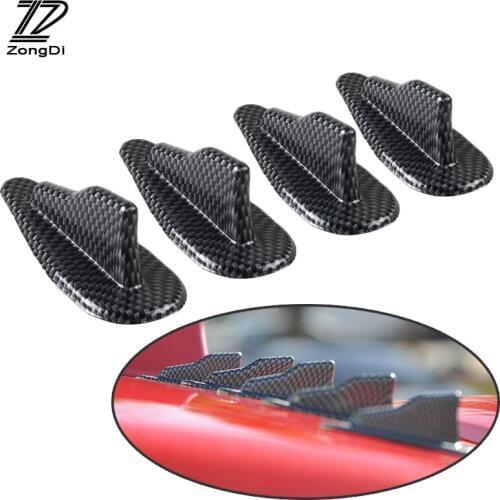 ZD 10Pcs Car Roof Shark Fins Spoiler Wing for Toyota c-hr Kia sportage Peugeot 3008 Honda civic Hyundai tucson 2017 Accessories