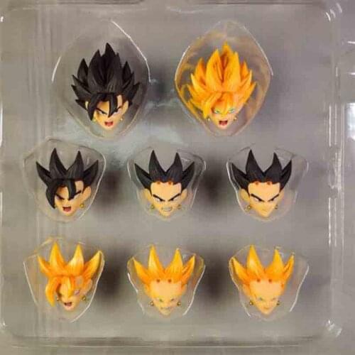 Class E 1/12 vegto 2.0 yellow black hair head accessories Toy