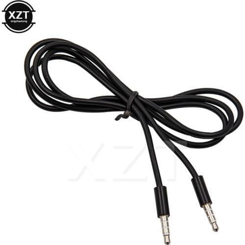 1PCS 1M Extension Audio Cable 3.5MM Male To Male 4-Pole 3 Ring AUX Extension Cable For Speakers Headphone MP3 high quality