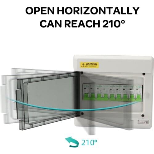 18 Ways IP66 PC Waterproof Distribution Box Switch Box Breaker Box