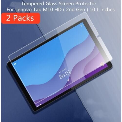 2pcs 0.3mm 9H Tempered Glass Screen Protector For Lenovo Tab M10 HD 2nd Gen 2 10.1 TB-X306 Tablet Anti Scratch Protective Film