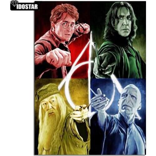 5D Diy Diamond Painting Movies character Embroidery bead Cross Stitch Full square Round Drill 3d picture Mosaic Wall Sticker