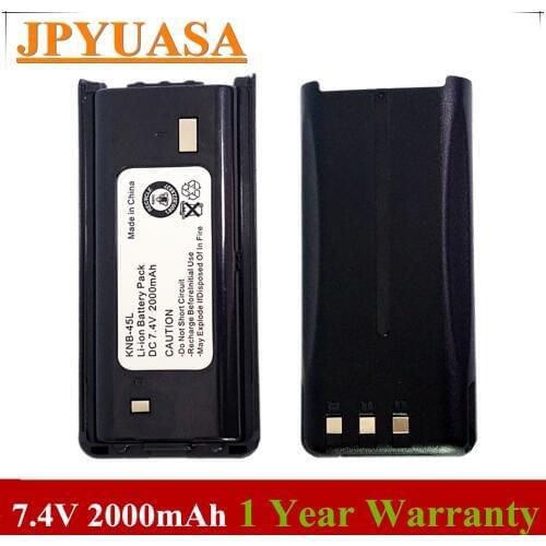 7XINbox 7.4V 2000mAh KNB-45L Radio Battery For KENWOOD NX-340 TK-2202 TK-2200 TK-2206 TK-2207 TK-2212 TK-3217 TK-3306 TK-3307
