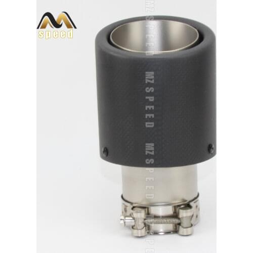 Car accessories Inlet 63mm-Outlet 101mm(Single out) for carbon fiber tail tip exhaust pipe tail for BMW for Volkswagen for Benz