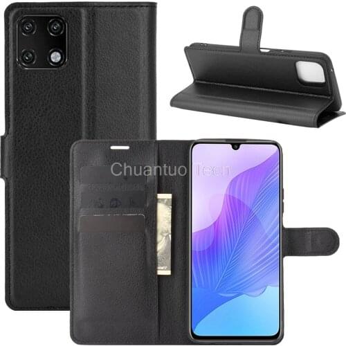 Book Style PU Leather Case Cover for Huawei Enjoy 20 Flip Wallet Phone Bags Cases with Stand for Huawei Enjoy 20