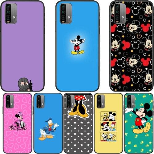 Black pink soft cover catoon Phone Case For XiaoMi Redmi 11 lite 9C 8A 7A Pro 10T 5G Cover Mi 10 Ultra Poco M3 X3 NFC 8 SE cover