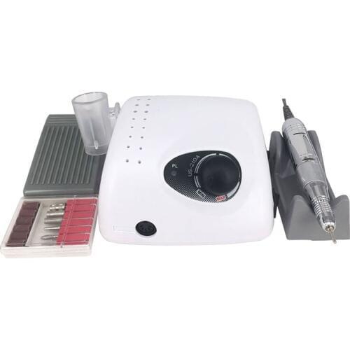 Electric Strong 210A Nail Drill Machine 35000rpm Manicure Pedicure Kit Strong Nails Art Tool for Cutters Drilling Nail File Hand