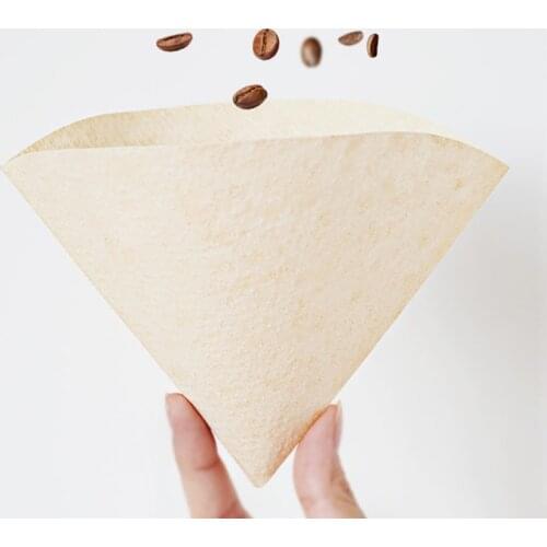 V60 Filter Coffee Espresso Coffee Natural Paper 40pcs