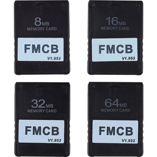 FMCB v1.953 Card Memory Card for PS2 Playstation 2 Free McBoot Card 8 16 32 64MB N0HC