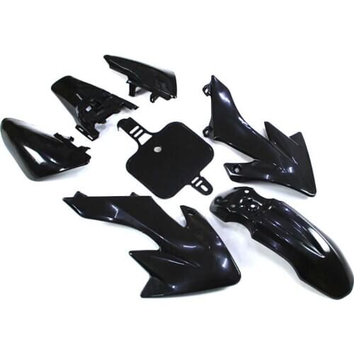 Plastics Kit Fairing Mudguards Mud Fenders Tank Covers For HONDA CRF50 XR50 SDG SSR 70 90 Pit Bike Black