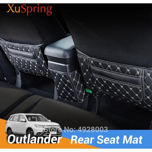 Car Rear Seat Mat Anti-dirty Pad Cushion Case Cover Protective for Mitsubishi Outlander 2013 2014 2015 2016 2017 2018 2019
