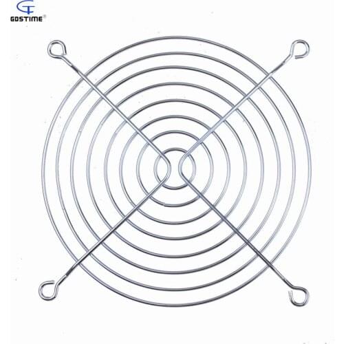 Gdstime 10 Pcs 120mm Metal Fan Grill Cover Radiating Protective Cover Net Filter Guard 120x120mm 12cm Fan Iron Net