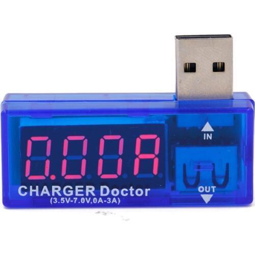 Mini USB Charger Doctor Voltmeter Ammeter Electronics Digital USB Mobile Power Charging Current Voltage Tester Meter 40%off