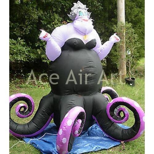 Model 3D designed inflabale Ursula Mermaid model for advertising and promotion