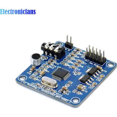 Diymore VS1003 VS1003B MP3 Module Decoding Development Board Module On-Board Recording Function SPI Interface for Arduino