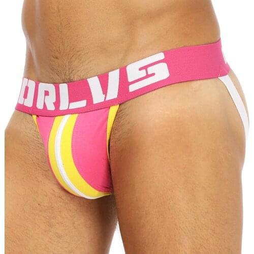 ORLVS Sexy Gay Underwear Men Transparent Jockstrap String Homme Slip Sexy Erotic Homens Mens Thongs And G Strings Cueca Gay