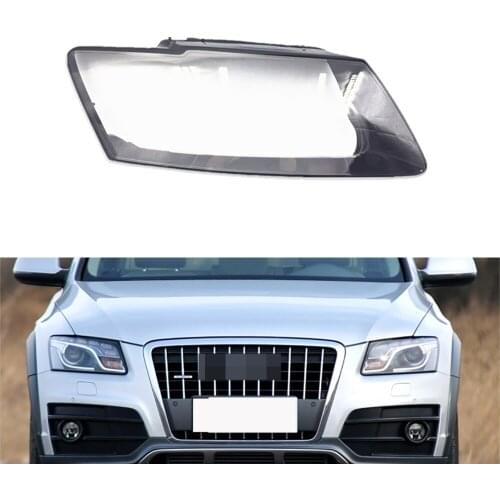 Car Headlight Lens For Audi Q5 2010 2011 2012 Car Headlamp Cover Replacement Front Auto Shell Cover
