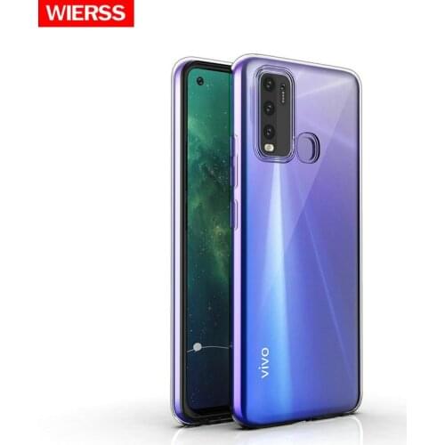 For vivo Y30 Transparent Silicon Case for vivo Y50 Phone Cover Case Etui