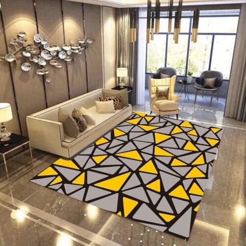 Modern simple Home rug and carpets for Living room coffee table bedroom bedside Antiskid soft tapete 3D printed Custom carpet