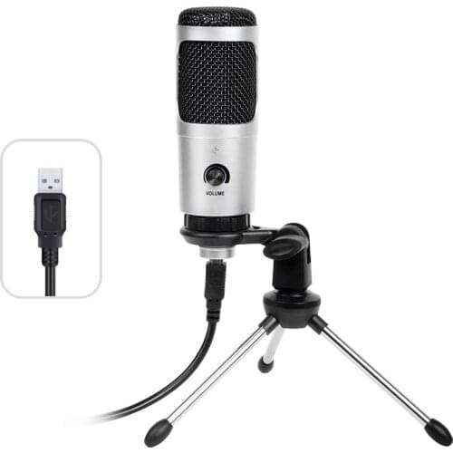 USB Condenser Microphone Professional Home Studio Recording Equipment Gameing mic For Game Voice Video Production