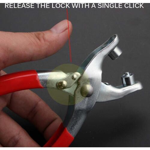100pcs Eyelet Rivet Leather Hole Puncher Plier Setter Punching Watchband Watch Band Grommet Belt Shoe Snap Button Cloth Tool