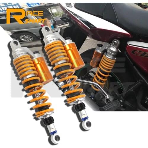 330mm/13'' Motorcycle Adjustable Nitrogen Charged Rear Air Shock Absorber For SUZUKI GSX400 750 GSX750 400 Inazuma 1999 2000
