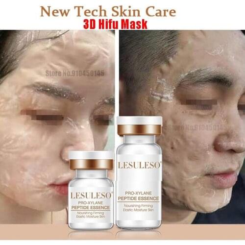 3D Hifu Hanacure Mask Facial Mask Therapy V Face Facial Lift Anti-aging Reducing Pores Fade Fine Line Korean Cosmetics
