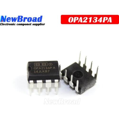5PCS OPA2134PA DIP8 OPA2134P DIP OPA2134 DIP-8 2134PA High Performance AUDIO OPERATIONAL AMPLIFIERS