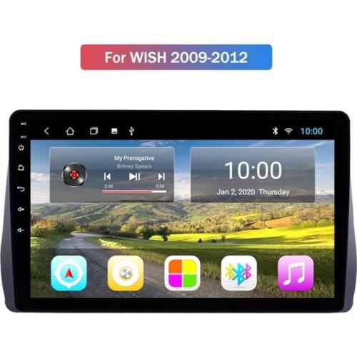 4G+64G Android 10.0 Car GPS Nagavition for TOYOTA WISH 2009-2012 Car Radio GPS Player With Wifi 4G AHD DSP IPS CARPLAY