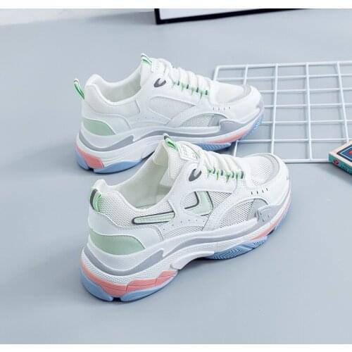 Hollow old shoes ins trendy womens breathable shoes all-match sports casual shoes 2021 new summer