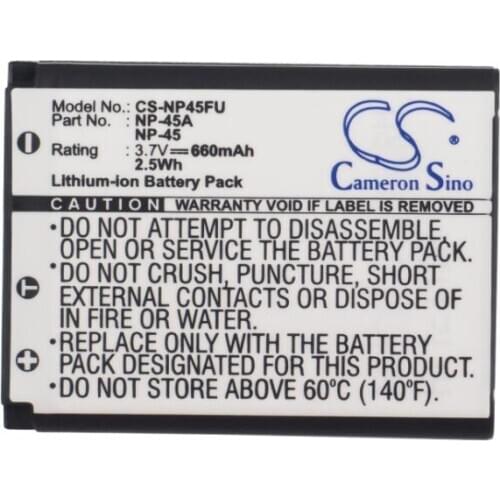 Cameron sino 660mah battery for AVISION MiWand 2 for FUJIFILM FinePix J10 J100 J110W J12 J120 J15 J150W J15fd J20 J210 J25 J26