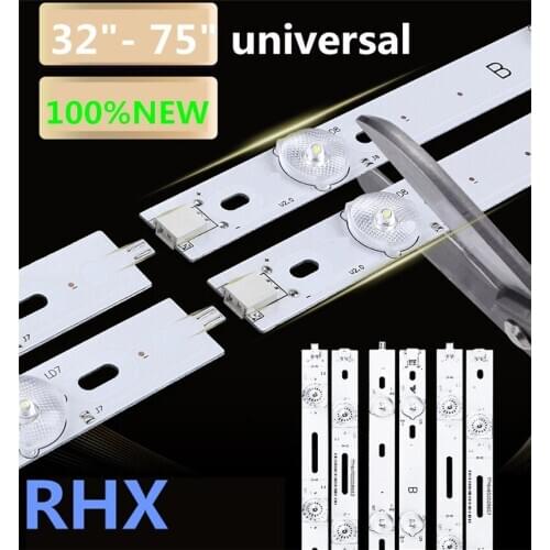 FOR 32inch-75inch Maintenance of LCD TV LED lamp bead 3v 6v backlight universal light bar 3030 2835 Hisense Changhong TCL Konka