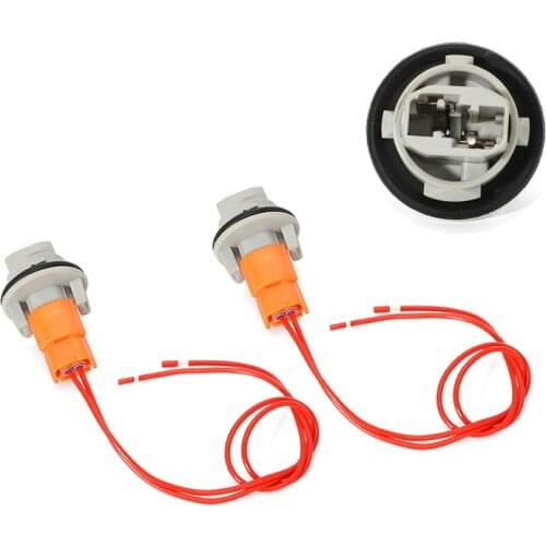 Car Front Turn Signal Socket Pigtail Connector Plug Cable Harness For Honda Civic FD1 Headlight FD2 Replace HEADLIGHTS 2006-2011