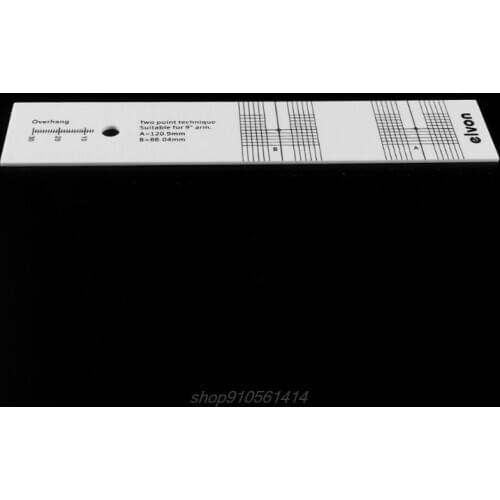 Pickup Calibration Distance Gauge Protractor Record LP Vinyl Turntable Phonograph Phono Cartridge Alignment J04 21 Dropship