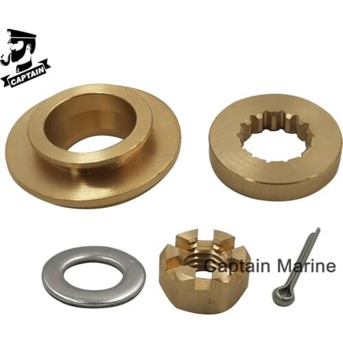15-35HP Hardware Kit Thrust Washer/Spacer/Nut/Cotter Pin for Evinrude/Johnson/BRP Outboard Propeller 15HP 20HP 25HP 30HP 35HP