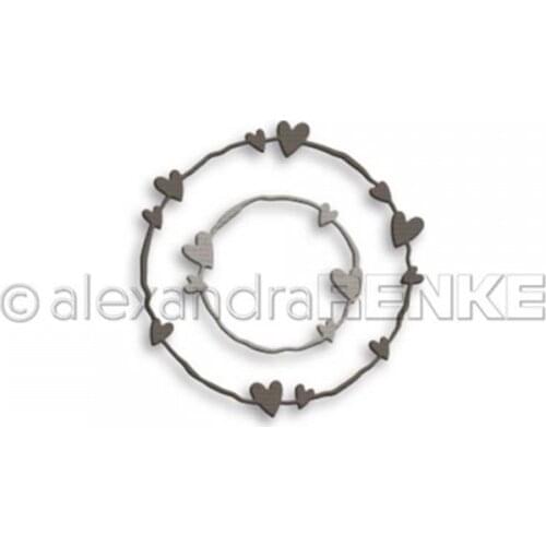 CH 2021 New Arrival Heart Circle Metal Cutting Dies Embossing Scrapbooking Stencil Craft Cut Dies For DIY Card Handmade