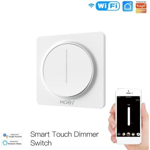 New WiFi Smart Touch Light Dimmer Switch Touch Timer Brightness Memory Smart Life/Tuya APP Remote Control Work With Alexa Google