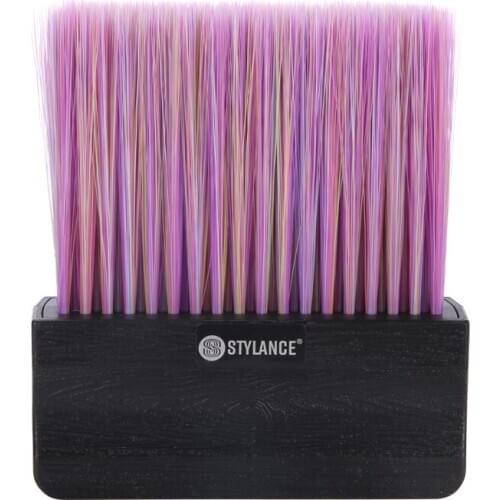 Barber Neck Brush Rainbow Fiber Hair Duster for Hairdressing Tools Salon Equipment