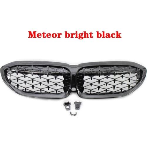 Car Hood Bumper Front Grill Car Styling Middle Grille Bumper Grille Center Vertical Bar 2019-2020 For BMW 3 Series G20 G21 G28