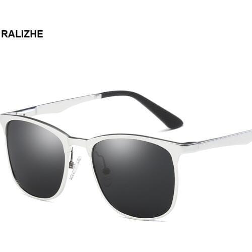 2019 Polarized Sunglasses UV400 Aluminium Magnesium Frame TAC Lens Sun Glasses Driving Square Accessory Anti Glare For Men Women