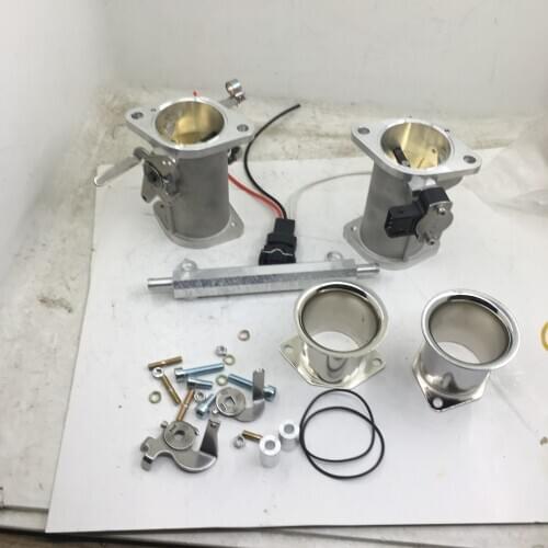 SherryBerg FAJS throttle bodies INJECTION 50IDA 50mm IDA EFI Weber FOR audi vw bmw Gemini Escort Datsun w air horns+TPS & cable