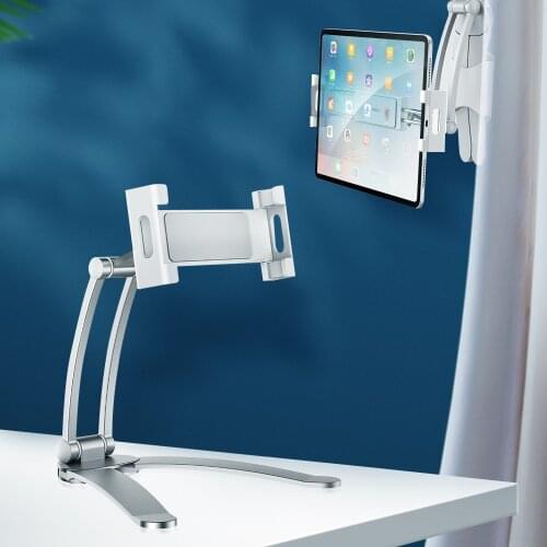 Foldable Wall Mount Tablet Holder Desktop For Samsung Xiaomi Tablet Stand iPhone Support iPad Air Pro Accessories Phone Stand