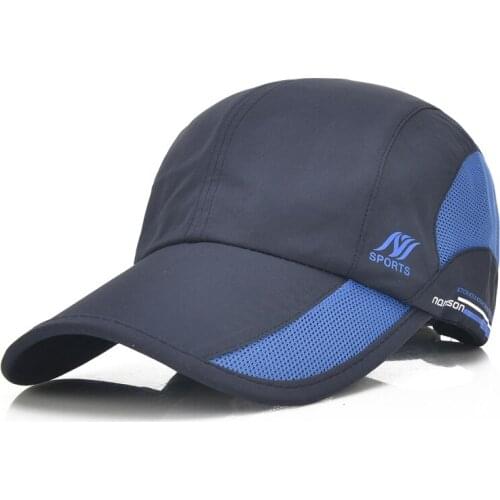 Outdoor Running Sport Hats Summer Men Breathable Mesh Cap Sport Cap Quick Dry Hat