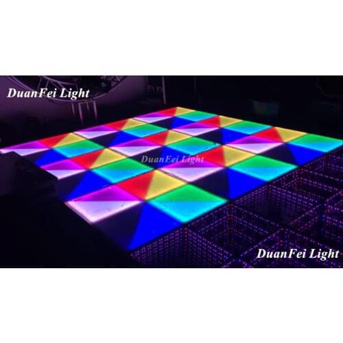 10pcs/lot Stage led floor 10mm cover 100x100cm led acrylic dance floor