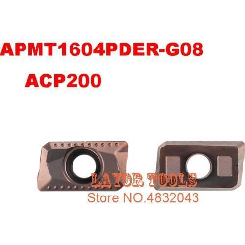 APMT1604PDER-G08 ACP200,APMT1604 PDER sumitomo Carbide Tip Lathe Insert Milling Blade, Quality Assurance, Suitable For Bap400r