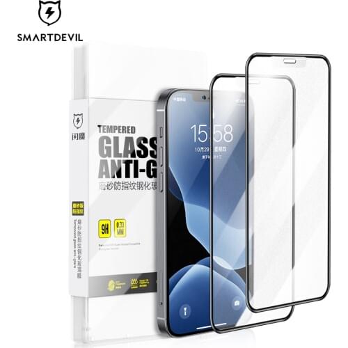 SmartDevil Screen Protector For iPhone 12 11 Pro Max X XS XR Glass Matte For iPhone 7 8 Plus SE 2020 6 6s Full Cover