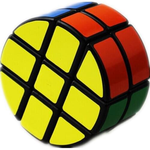 LanLan 2 layers barrel 3x3x3 Cylinder magic cube Twist Puzzle Magic Cube Speed Puzzle Cube Toys Game cubo magico