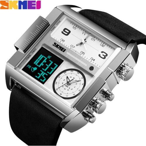 2019 SKMEI New Fashion Luminous Men Watch Men Business Digital Wristwatch Luxury Chronograph Bracelet Mens Clock reloj hombre